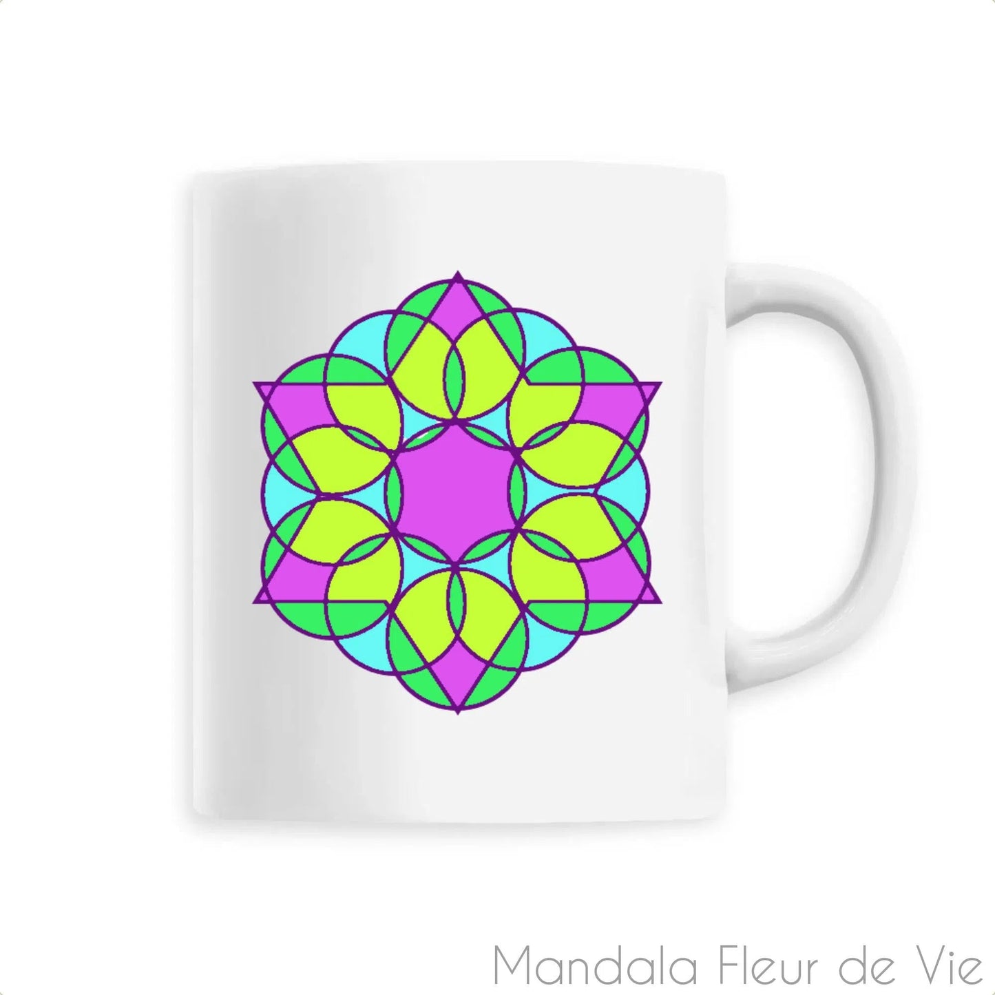 Mug Mandala Fleur "Energie"