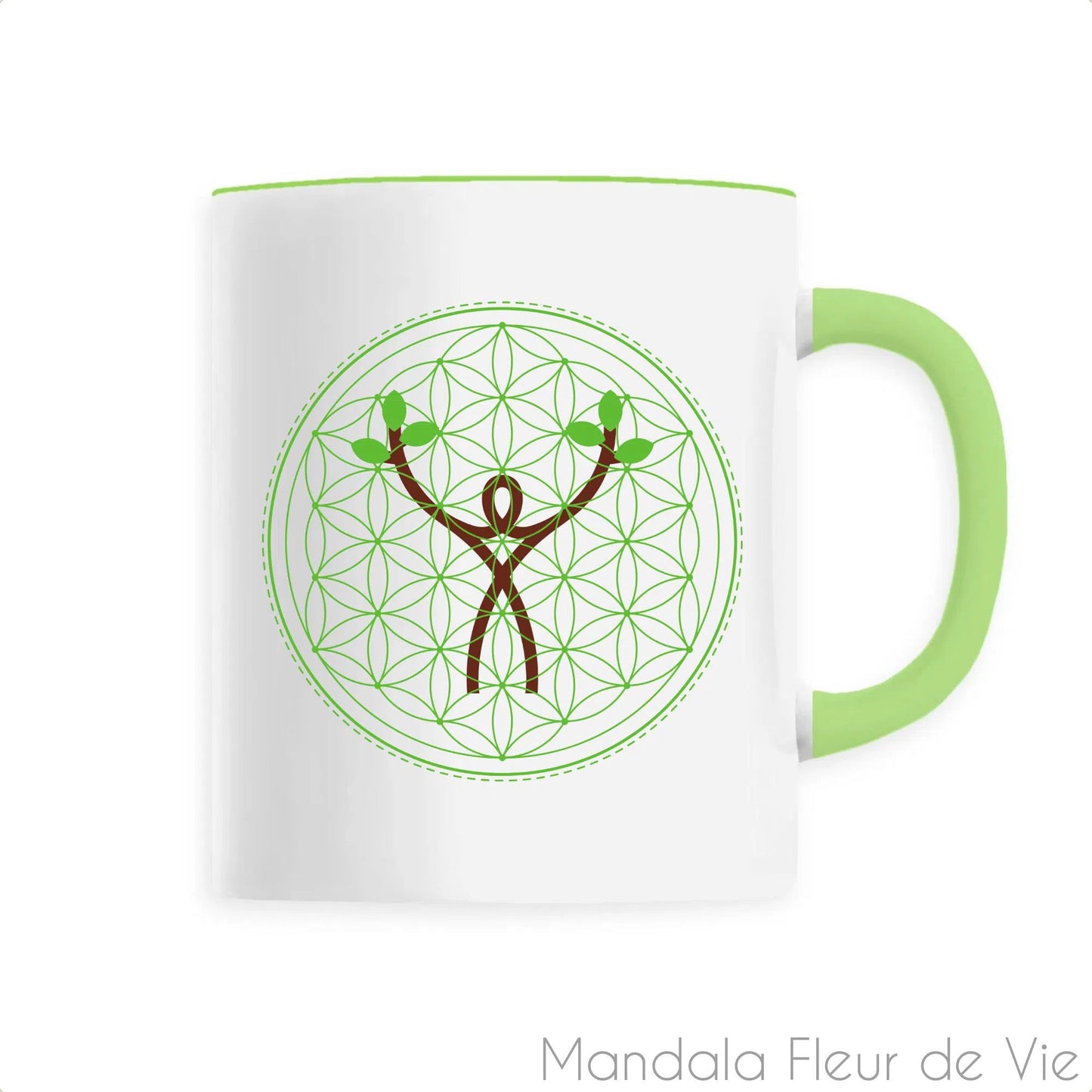 Mug Mandala Fleur de Vie & Arbre de Vie