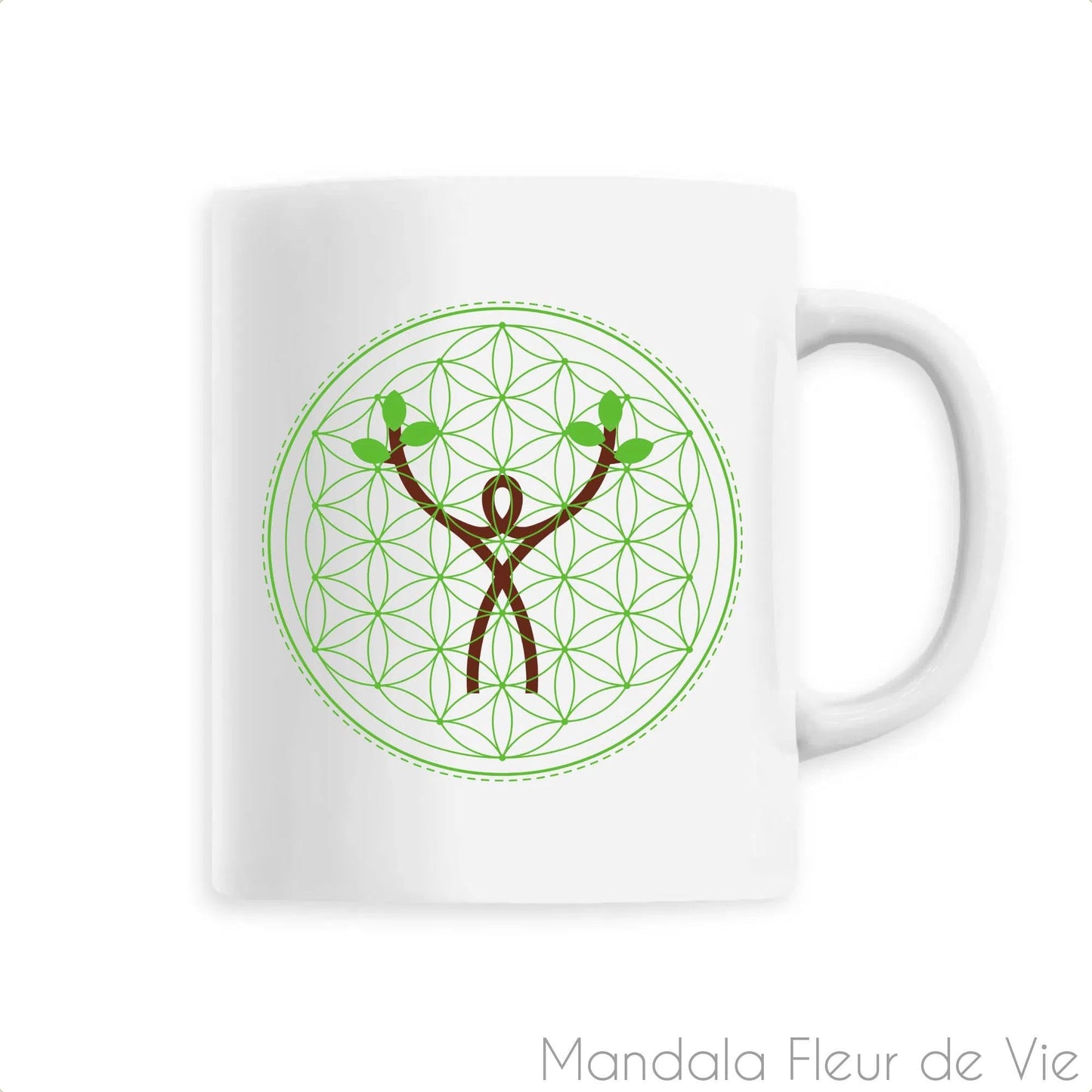 Mug Mandala Fleur de Vie & Arbre de Vie