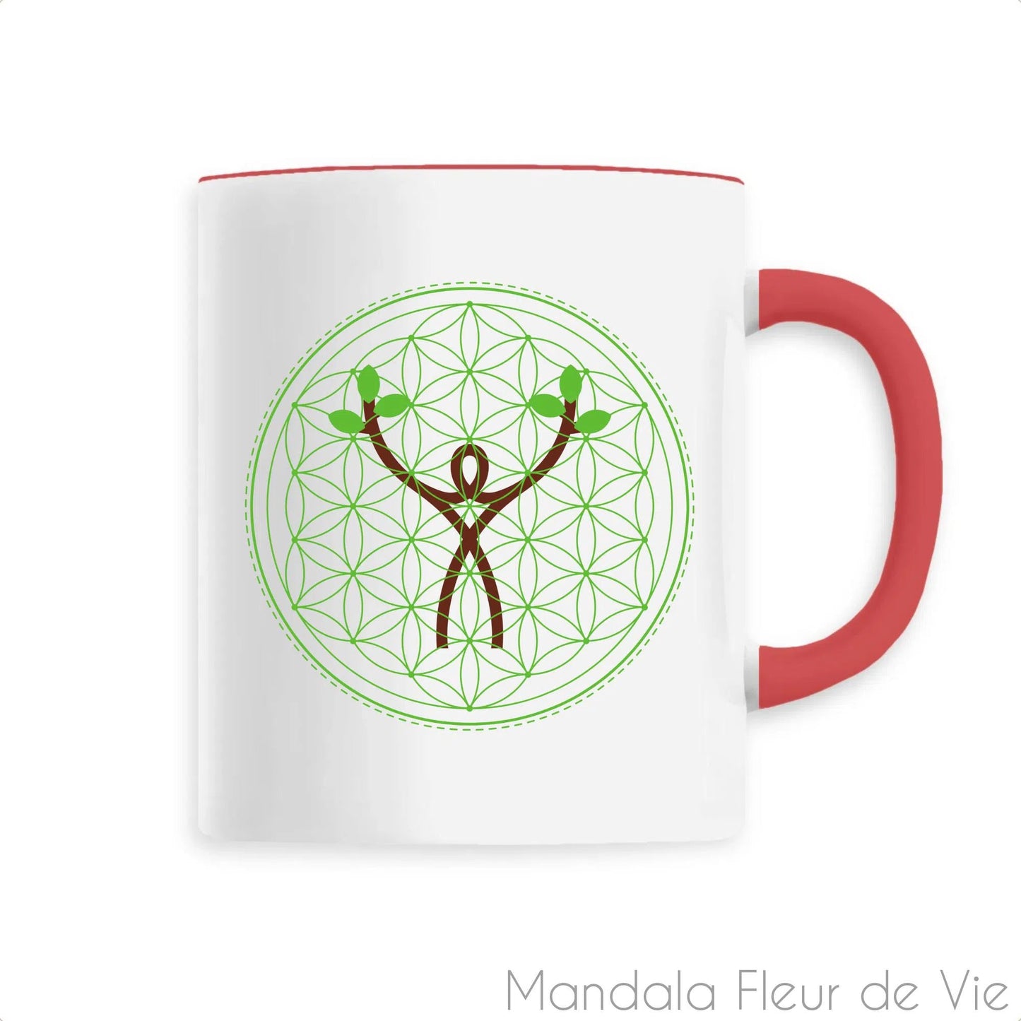 Mug Mandala Fleur de Vie & Arbre de Vie