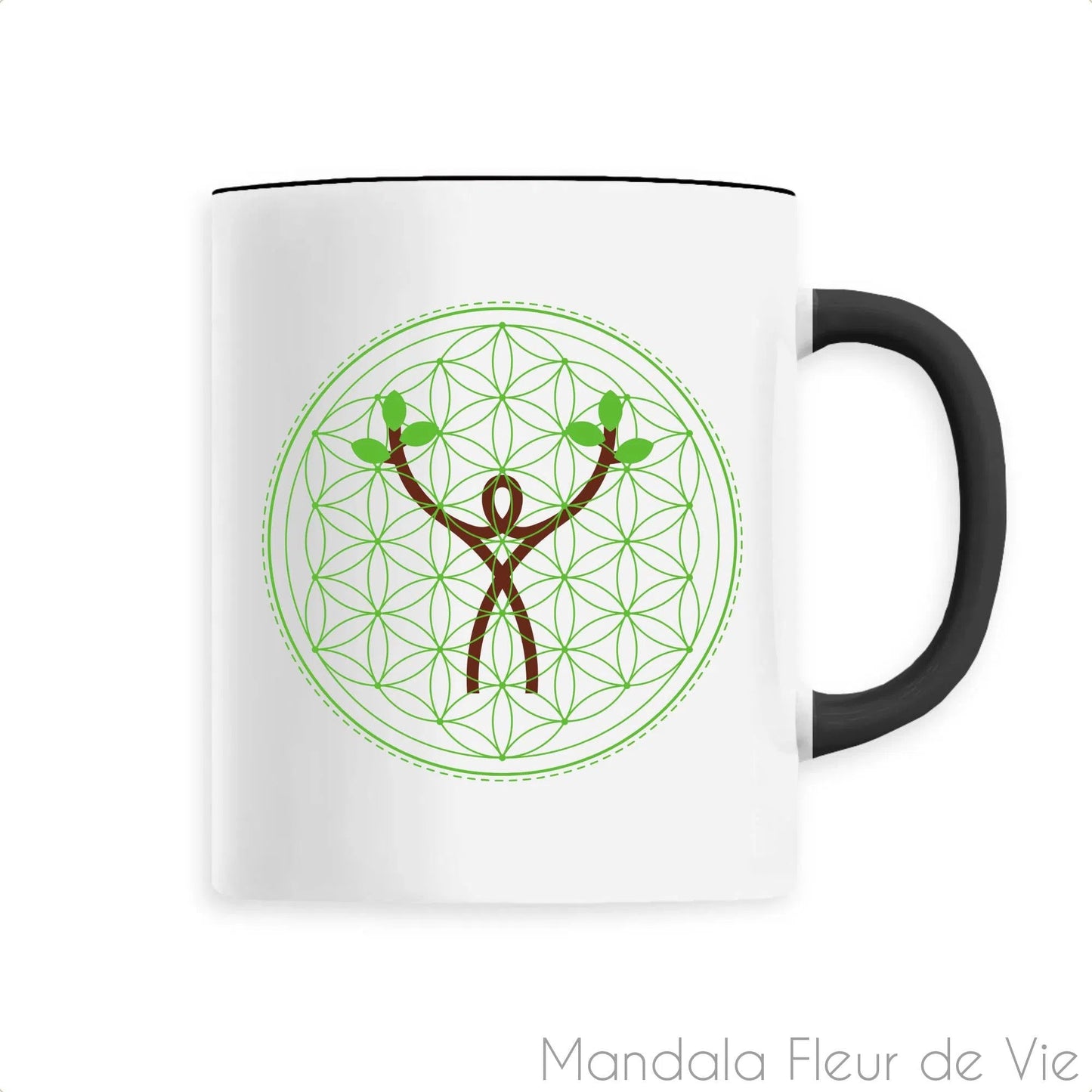 Mug Mandala Fleur de Vie & Arbre de Vie