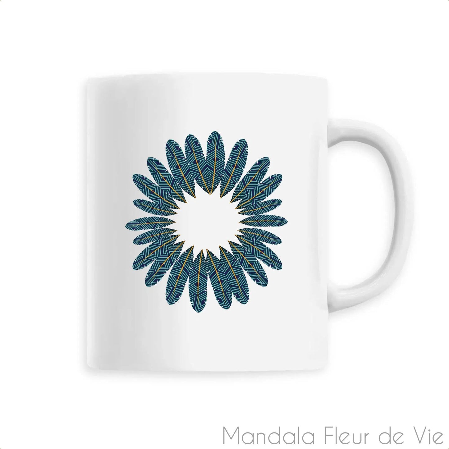 Mug Mandala Plumes