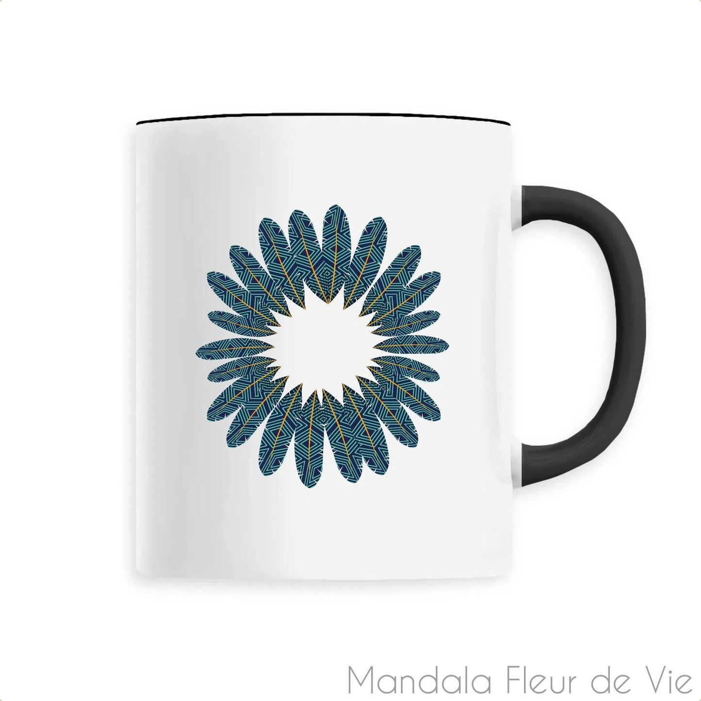 Mug Mandala Plumes