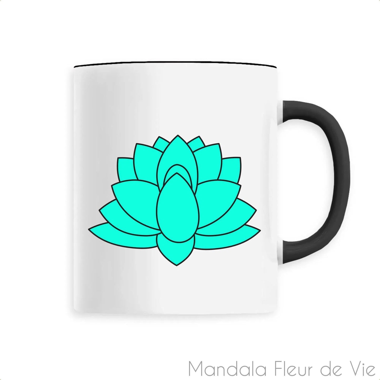 Mug en Céramique Fleur de Lotus Mandala