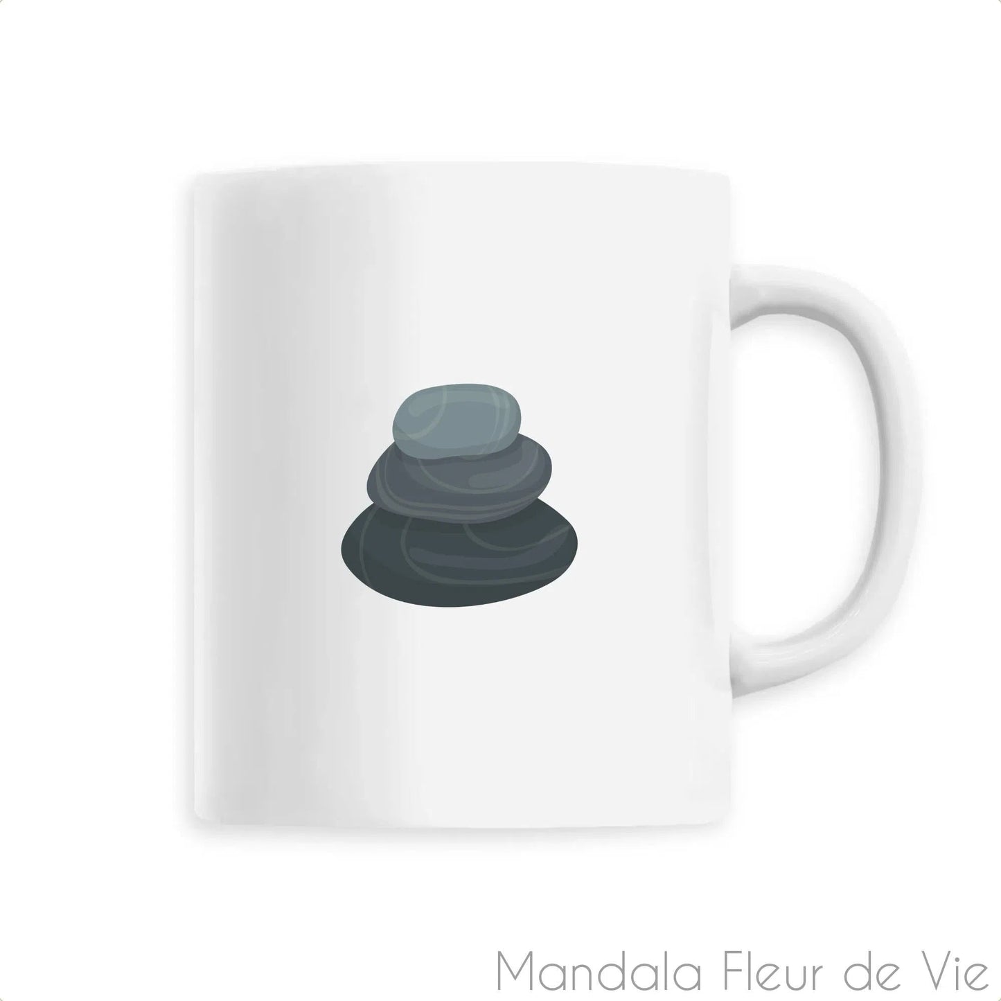 Mug en Céramique Galets Bouddhistes