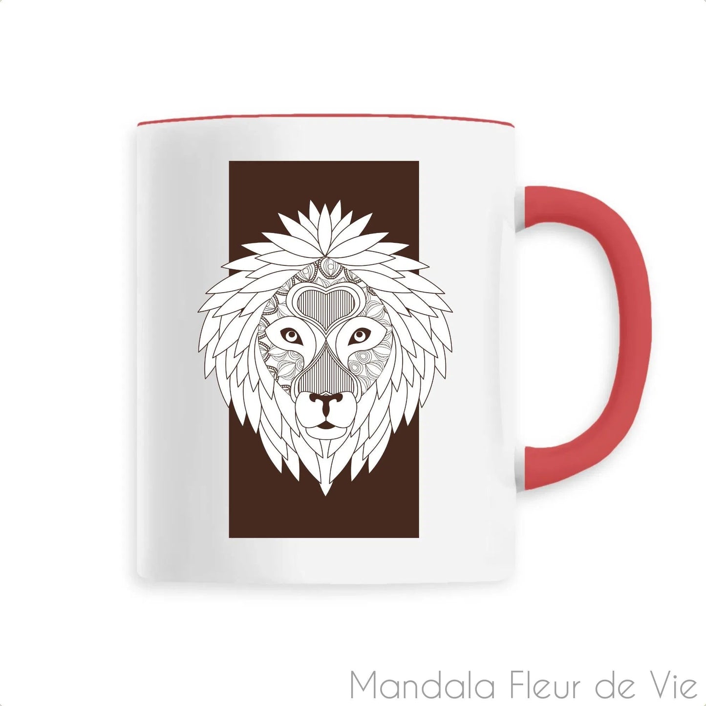 Mug en Céramique Lion Mandala