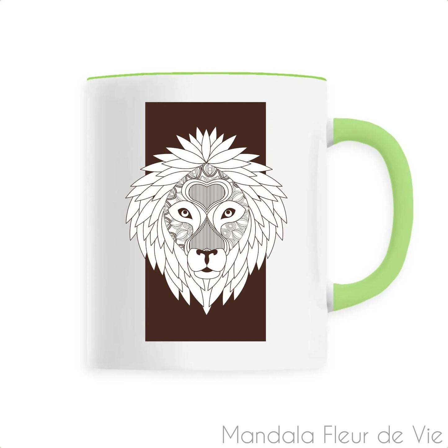 Mug en Céramique Lion Mandala