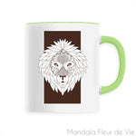 Mug en Céramique <br> Lion Mandala