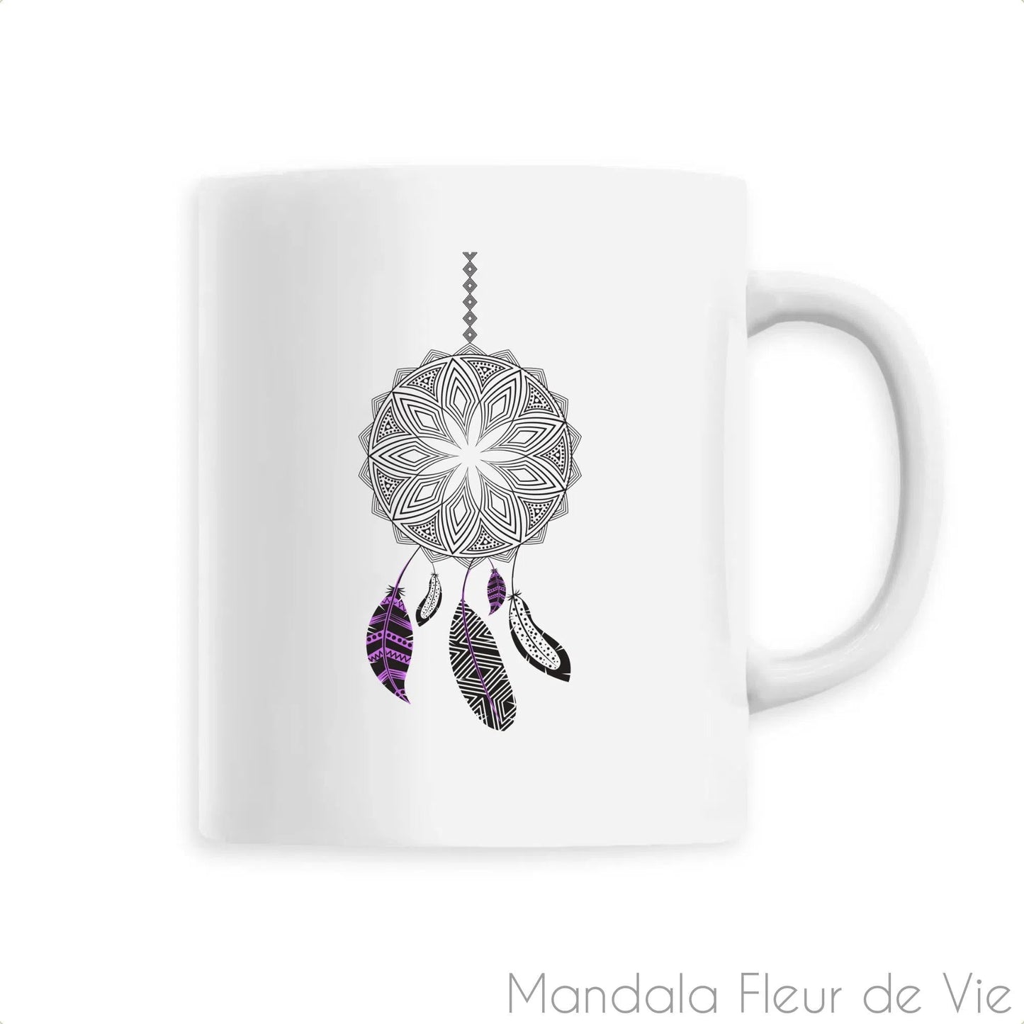 Mug en Céramique Mandala Attrape-rêves