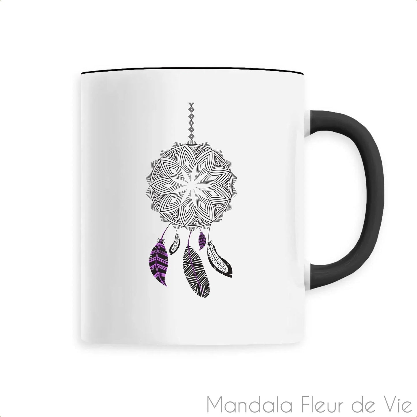 Mug en Céramique Mandala Attrape-rêves