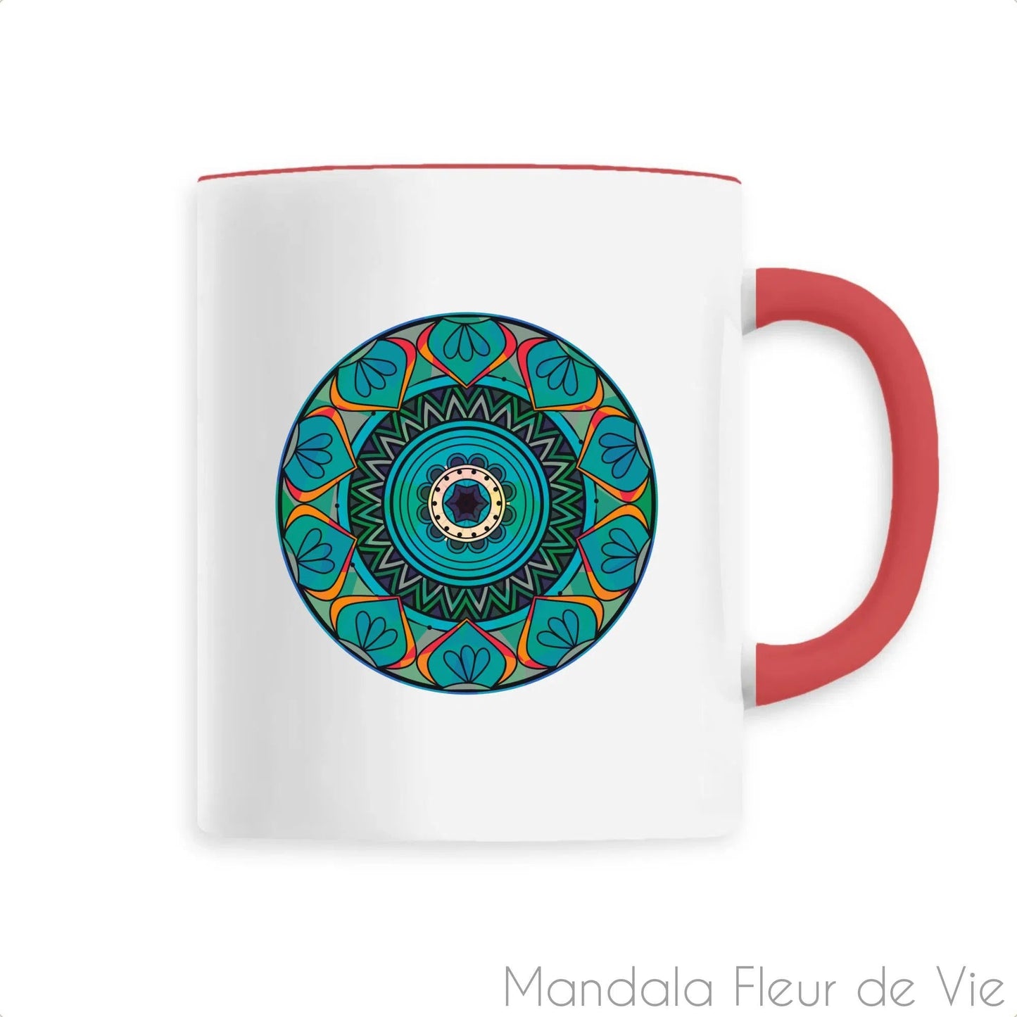 Mug en Céramique Mandala Fleur de Lotus