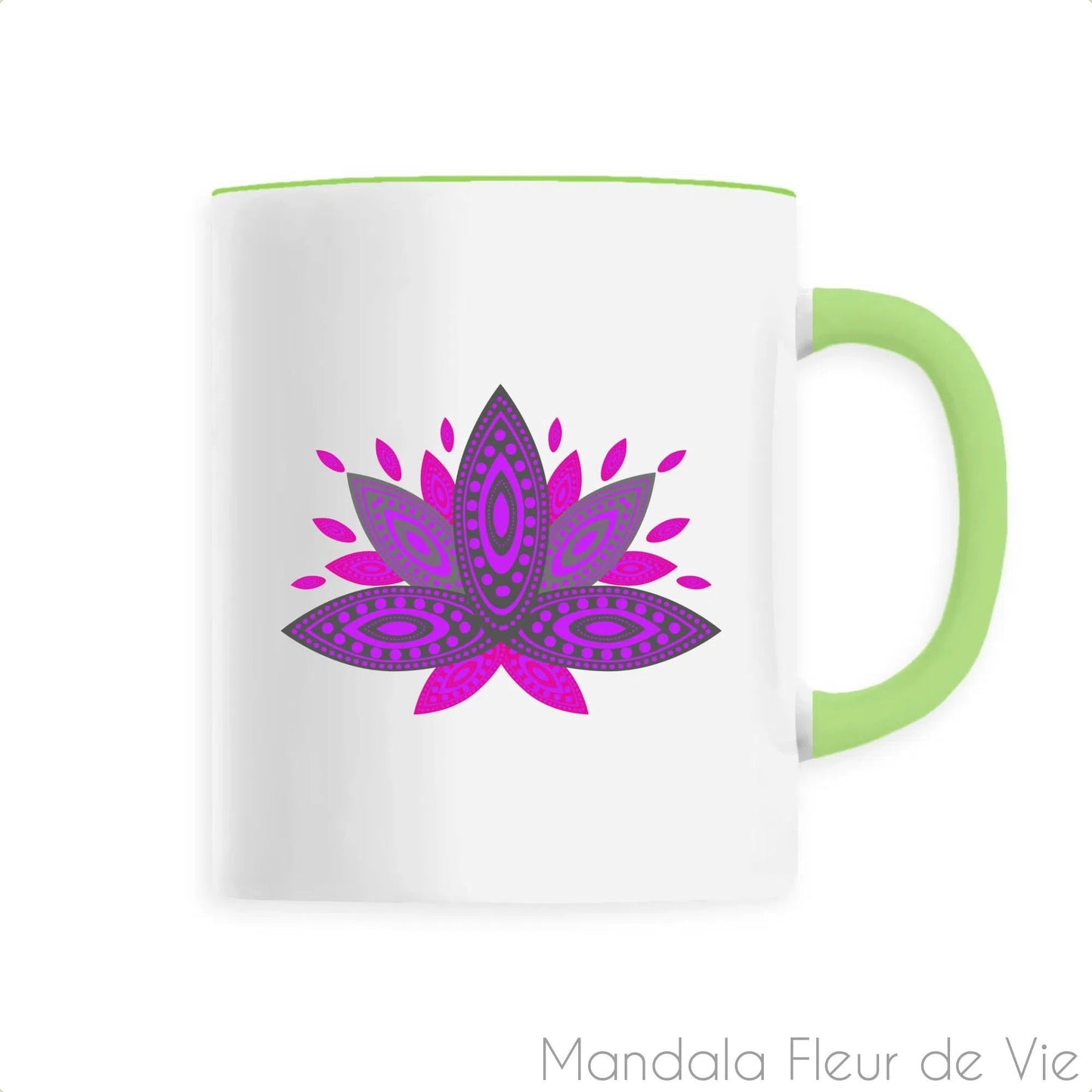 Mug en Céramique Mandala Lotus