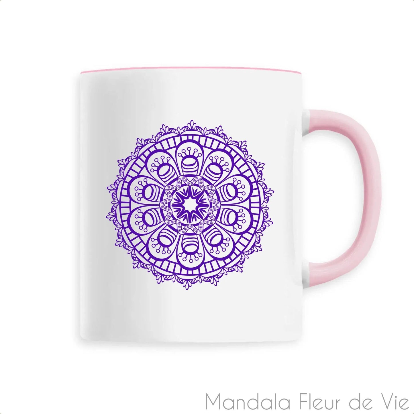 Mug en Céramique Mandala Violet