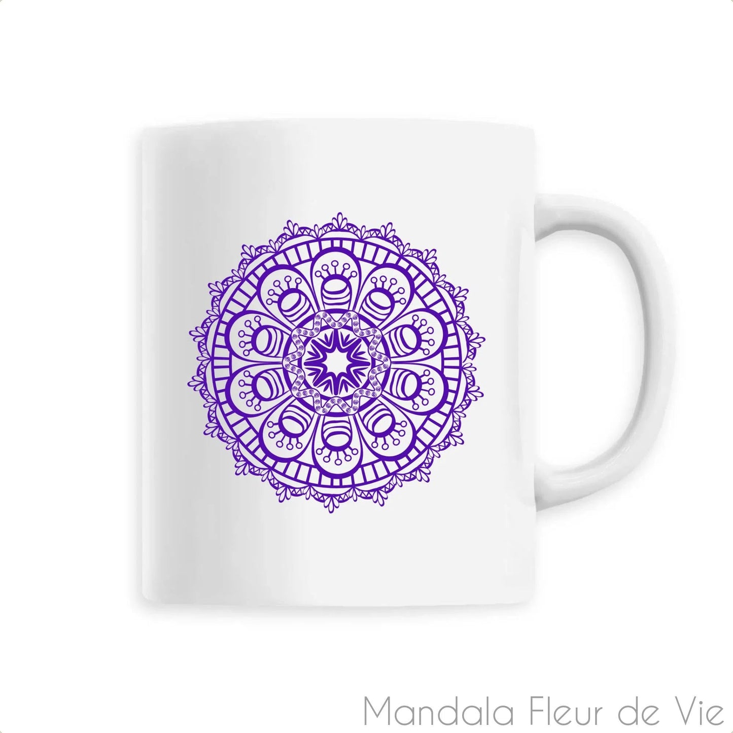 Mug en Céramique Mandala Violet