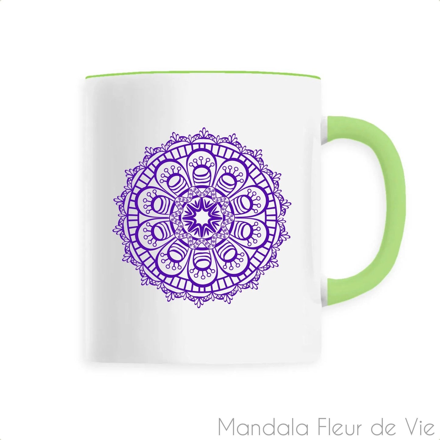 Mug en Céramique Mandala Violet