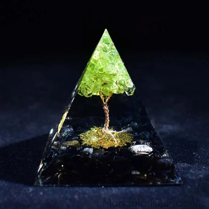 Orgonite Pyramide Arbre de Vie