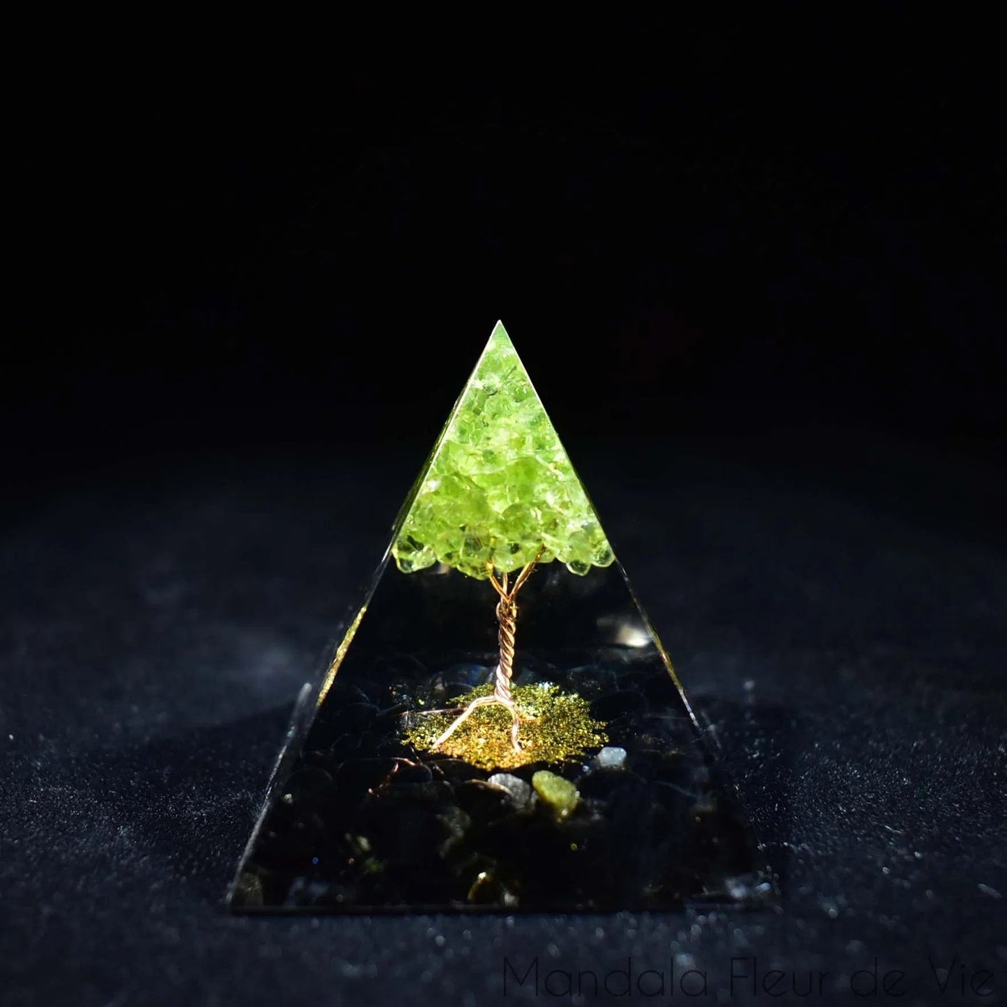 Orgonite Pyramide Arbre de Vie