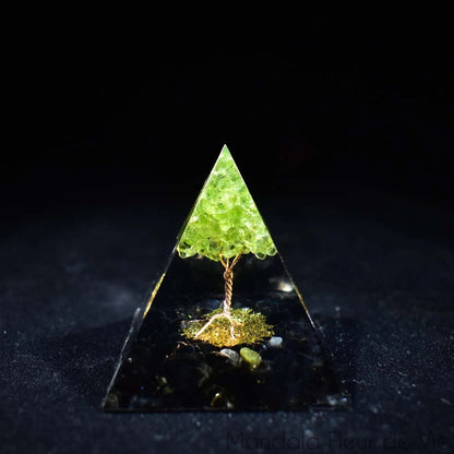 Orgonite Pyramide Arbre de Vie