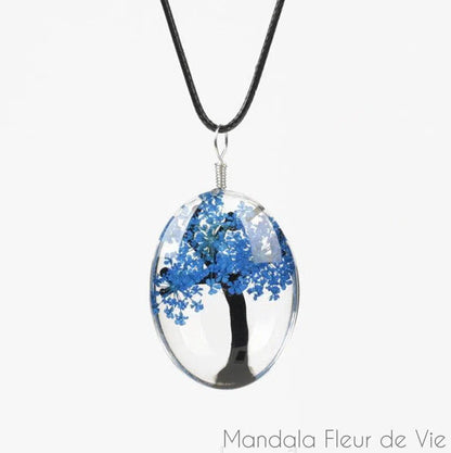 Pendentif Arbre Fleurs Séchées