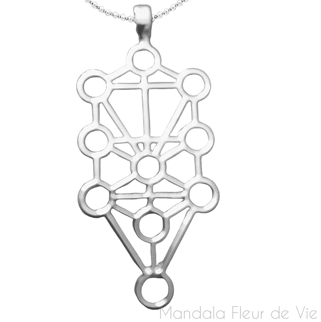 Pendentif Arbre de Vie Kabbalistique