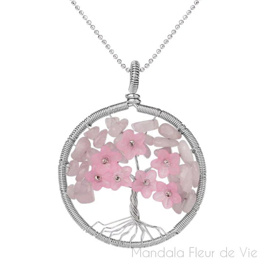 Pendentif Arbre de Vie en Pierres