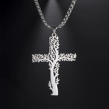 Pendentif Croix Arbre de Vie