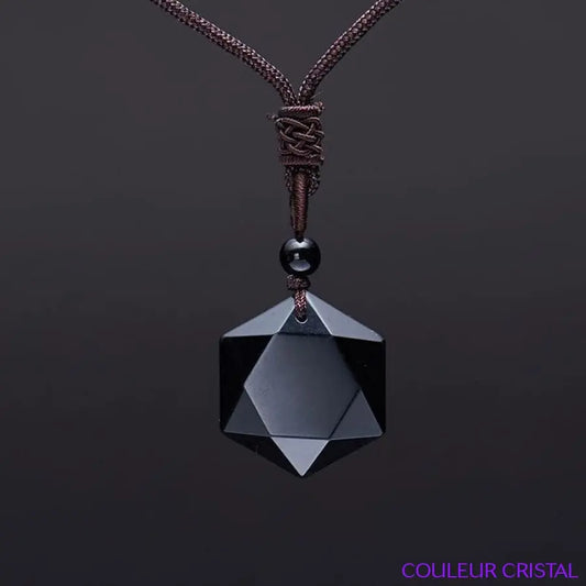 Pendentif Etoile de David Mandala Fleur de vie