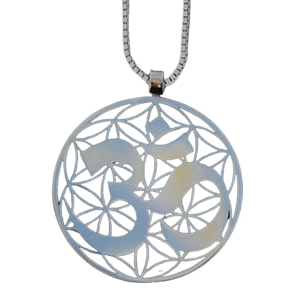 Pendentif Fleur de Vie Aum