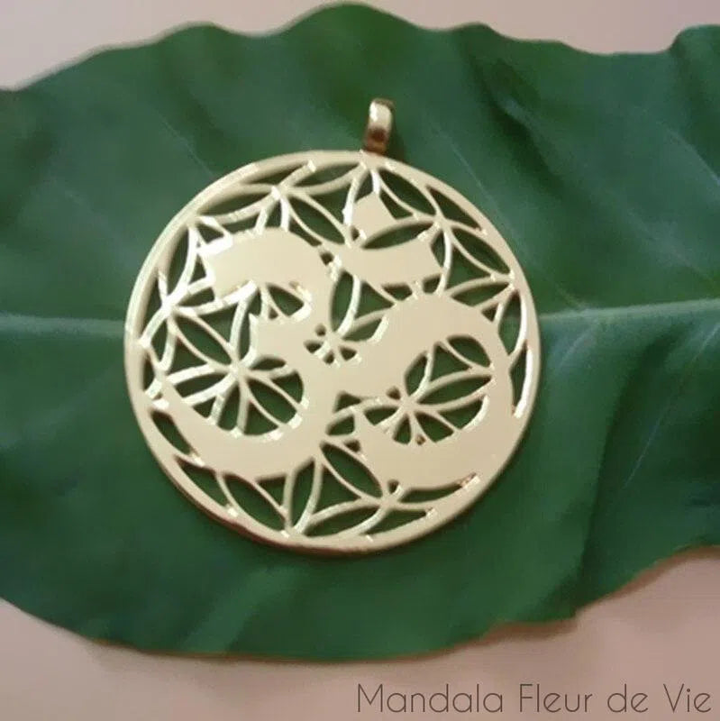 Pendentif Fleur de Vie Aum