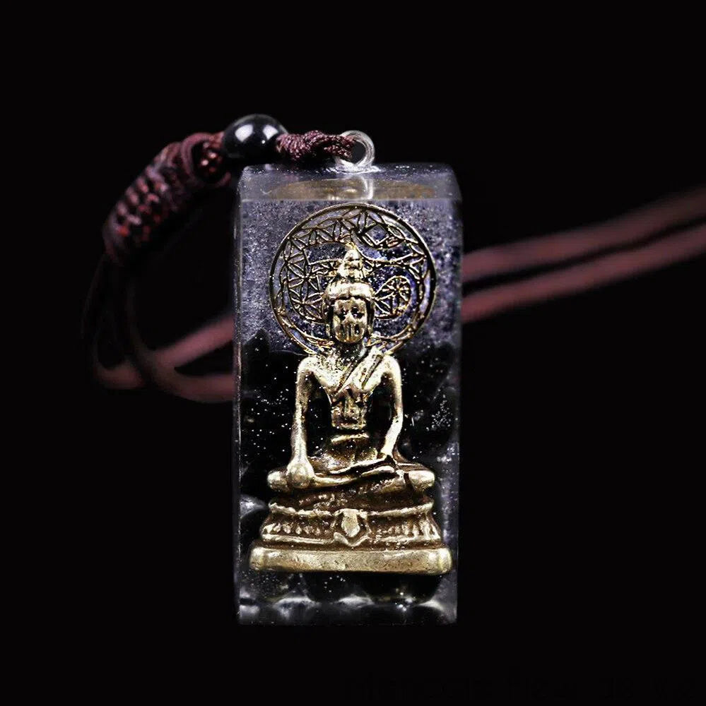 Pendentif Fleur de VieBouddha Om