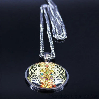 Pendentif Fleur de VieKundalini