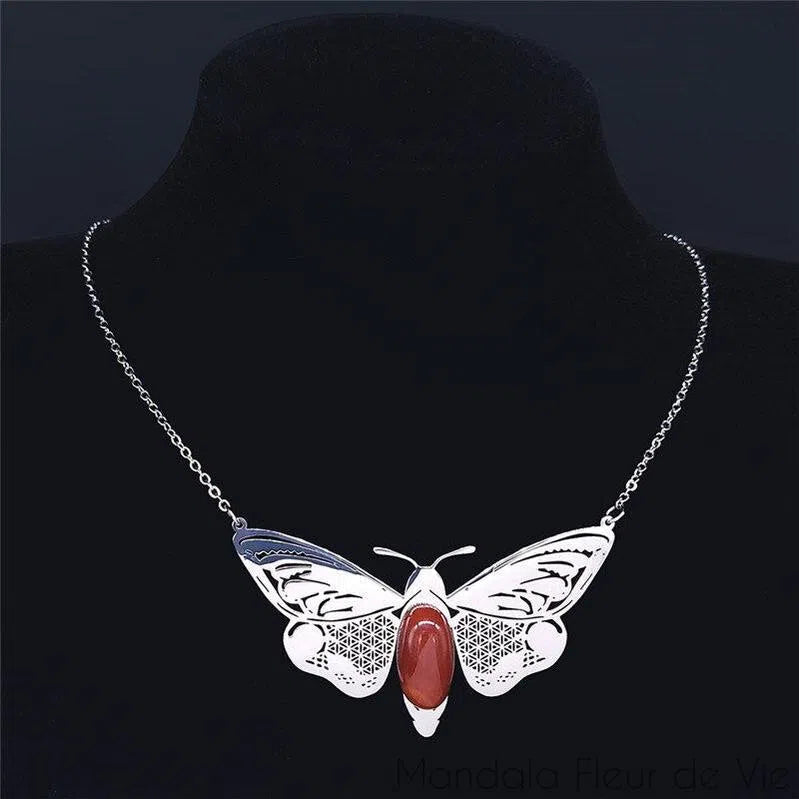 Pendentif Fleur de ViePapillon