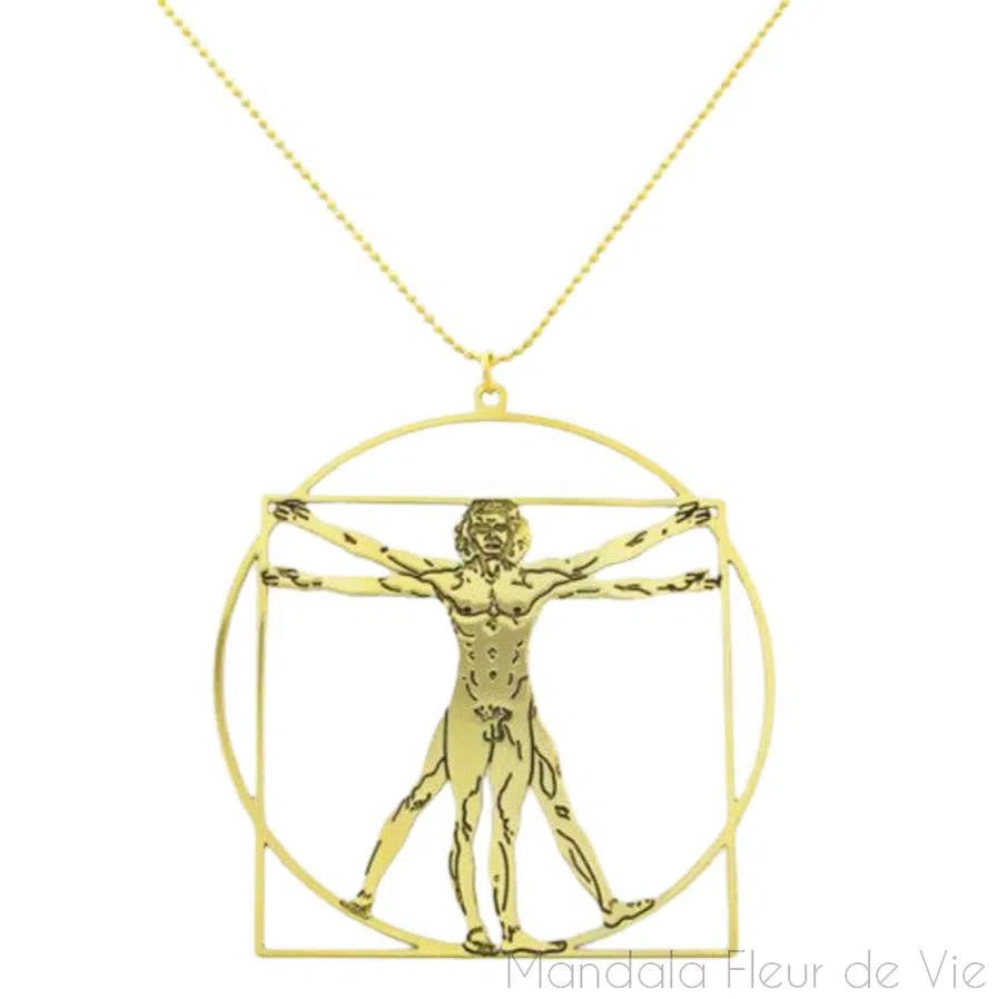 Pendentif L'Homme de Vitruve