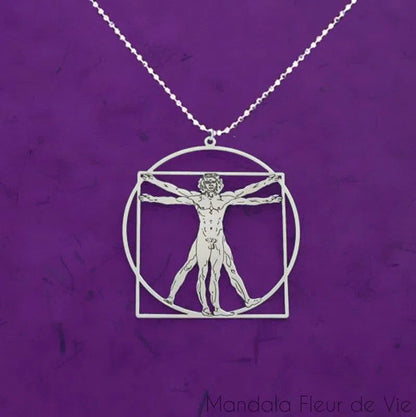 Pendentif L'Homme de Vitruve