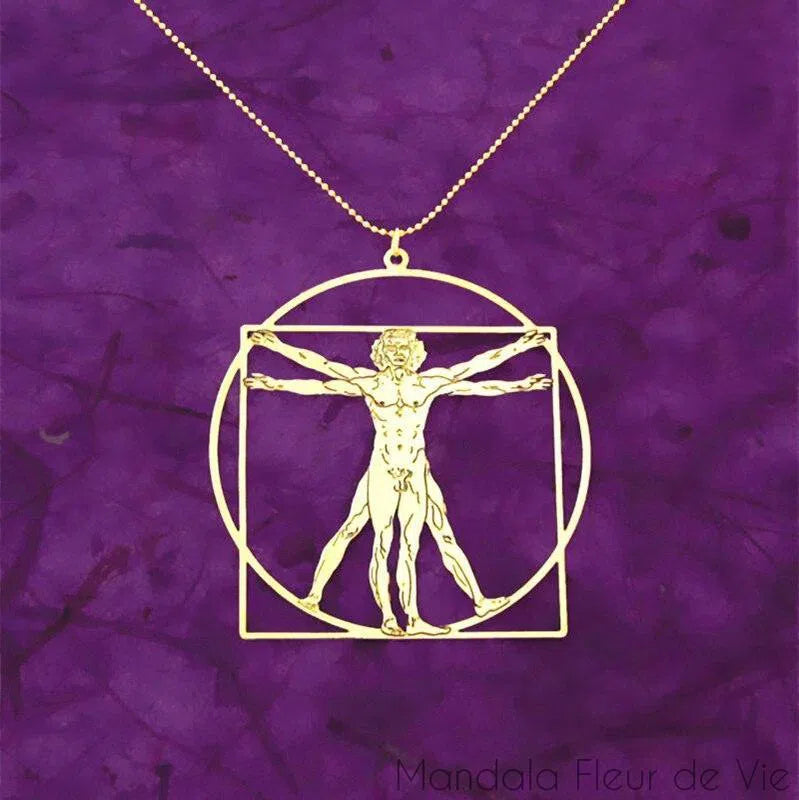 Pendentif L'Homme de Vitruve