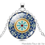 Pendentif Mandala Fleur de Lotus Mandala Fleur de vie