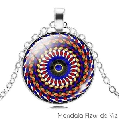 Pendentif Mandala Fleur de Lotus Mandala Fleur de vie