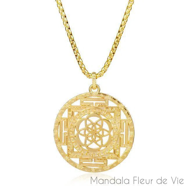 Pendentif Mandala Sri Yantra