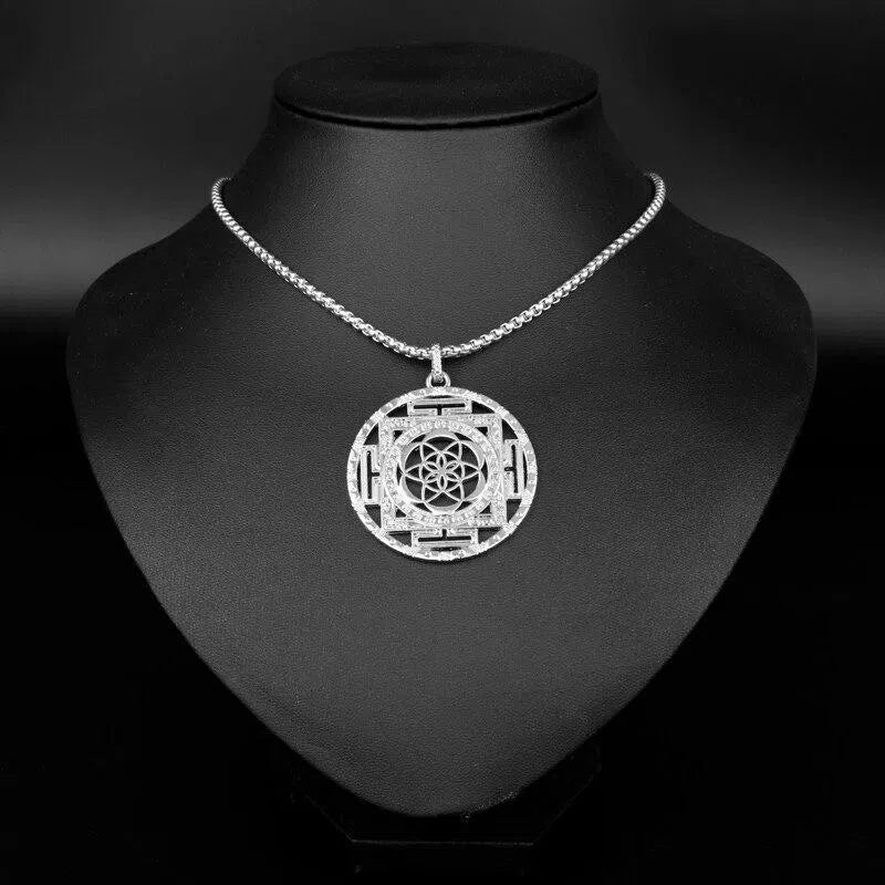 Pendentif Mandala Sri Yantra