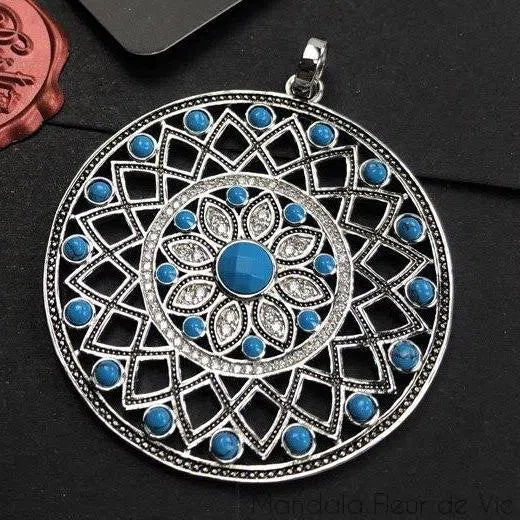 Pendentif Mandala en Argent