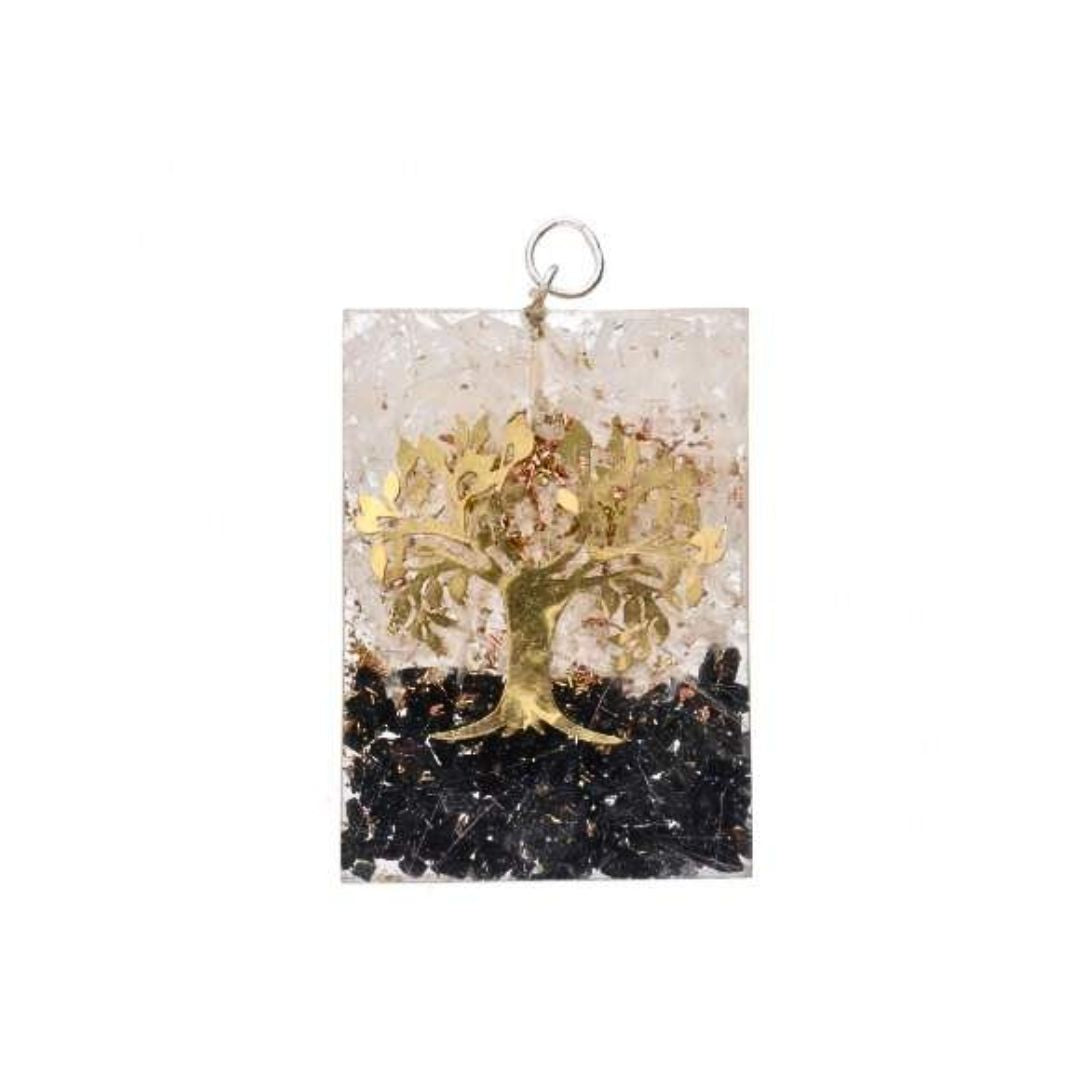 Pendentif Orgonite Arbre de Vie Mandala Fleur de vie