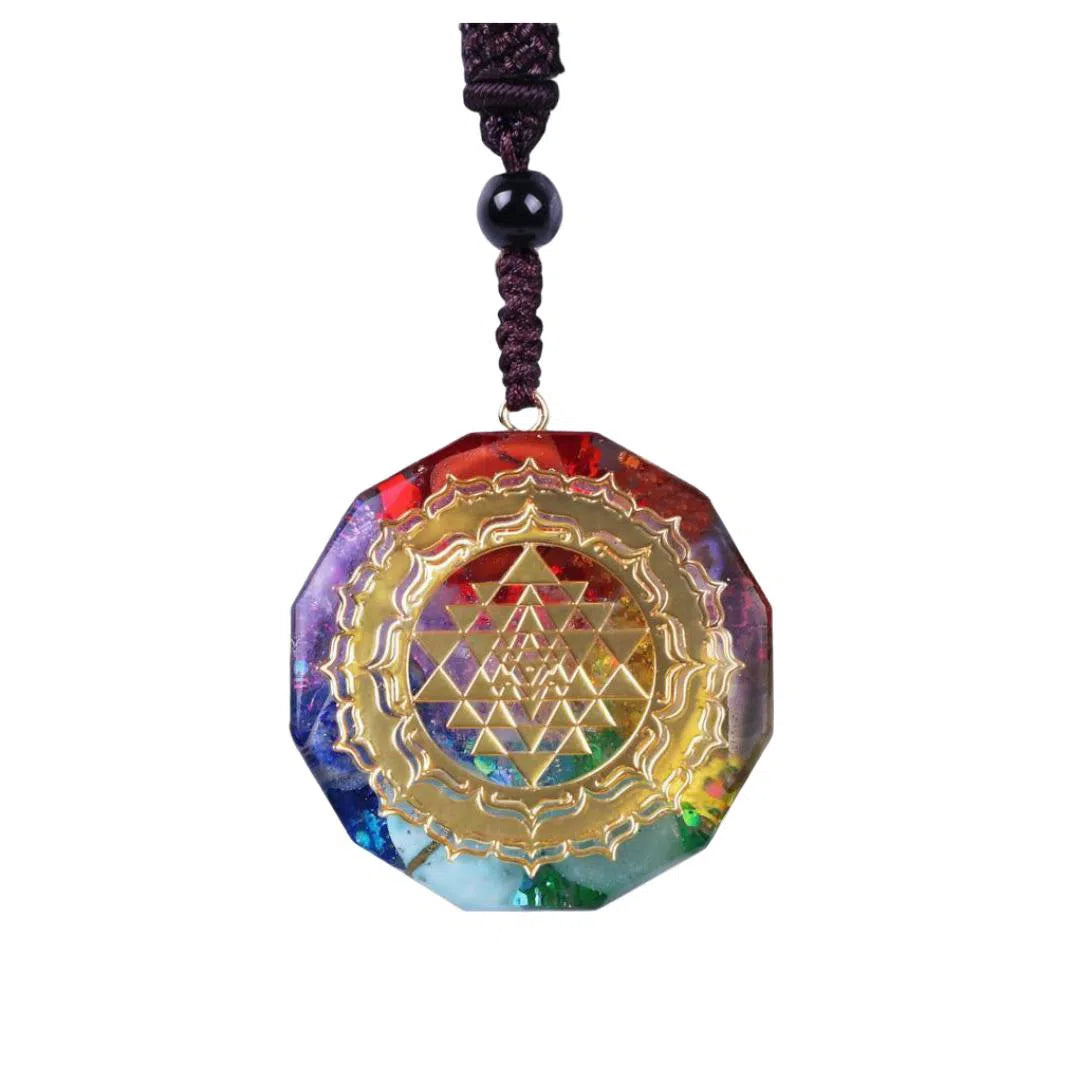 Pendentif Orgonite Sri Yantra