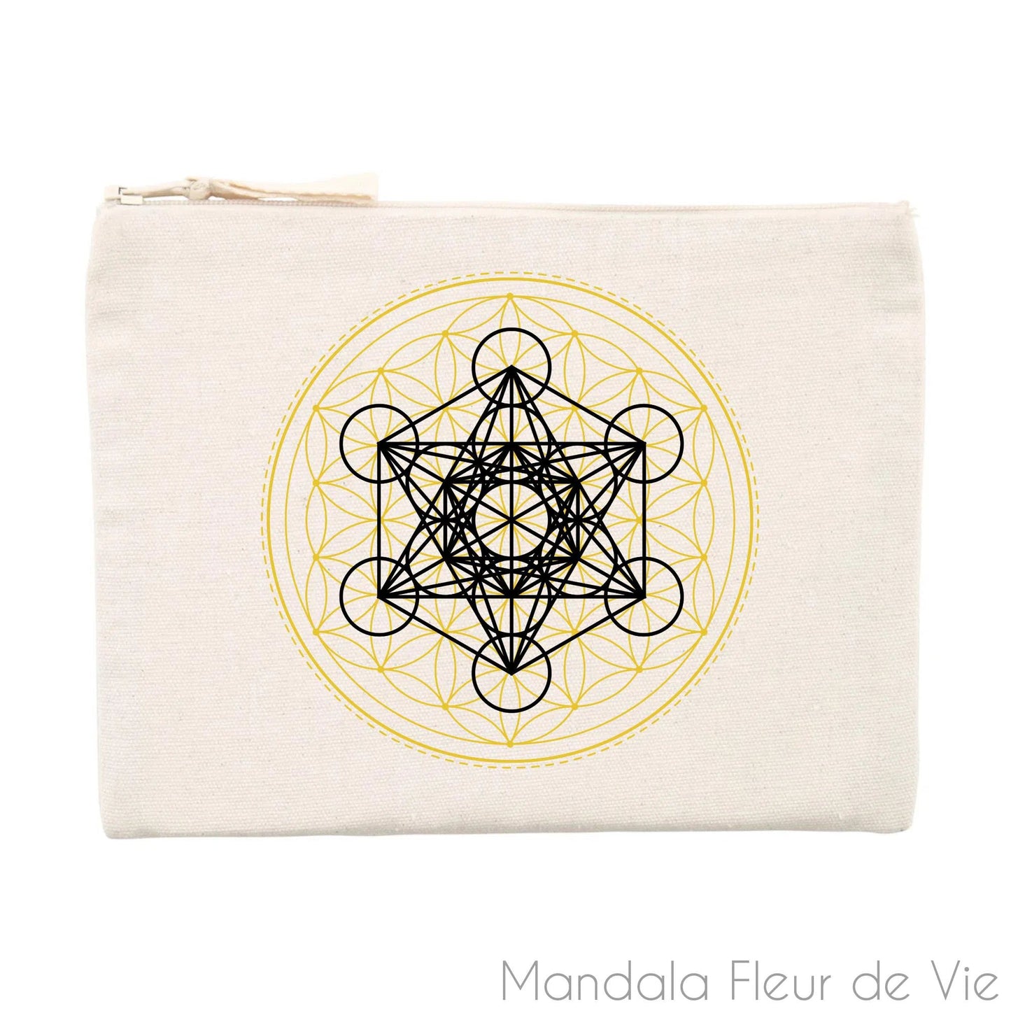 Pochette Cube de Métatron - Mandala Fleur de Vie