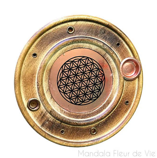 Porte Encens Fleur de Vie - Mandala Fleur de vie