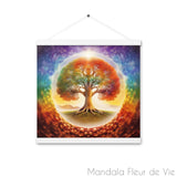 Poster Arbre de Vie Equilibre Mandala Fleur de vie
