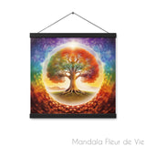 Poster Arbre de Vie Equilibre Mandala Fleur de vie