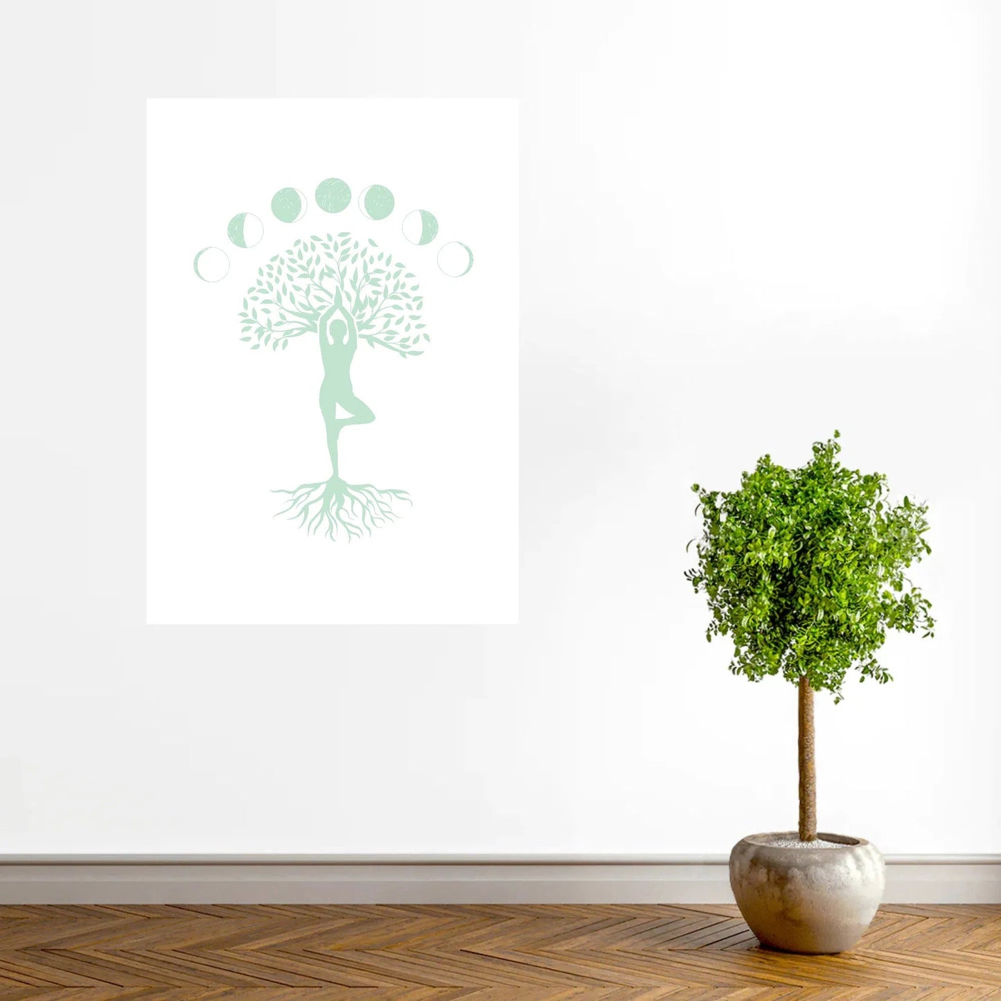 Poster Arbre de Vie Yoga - Mandala Fleur de vie