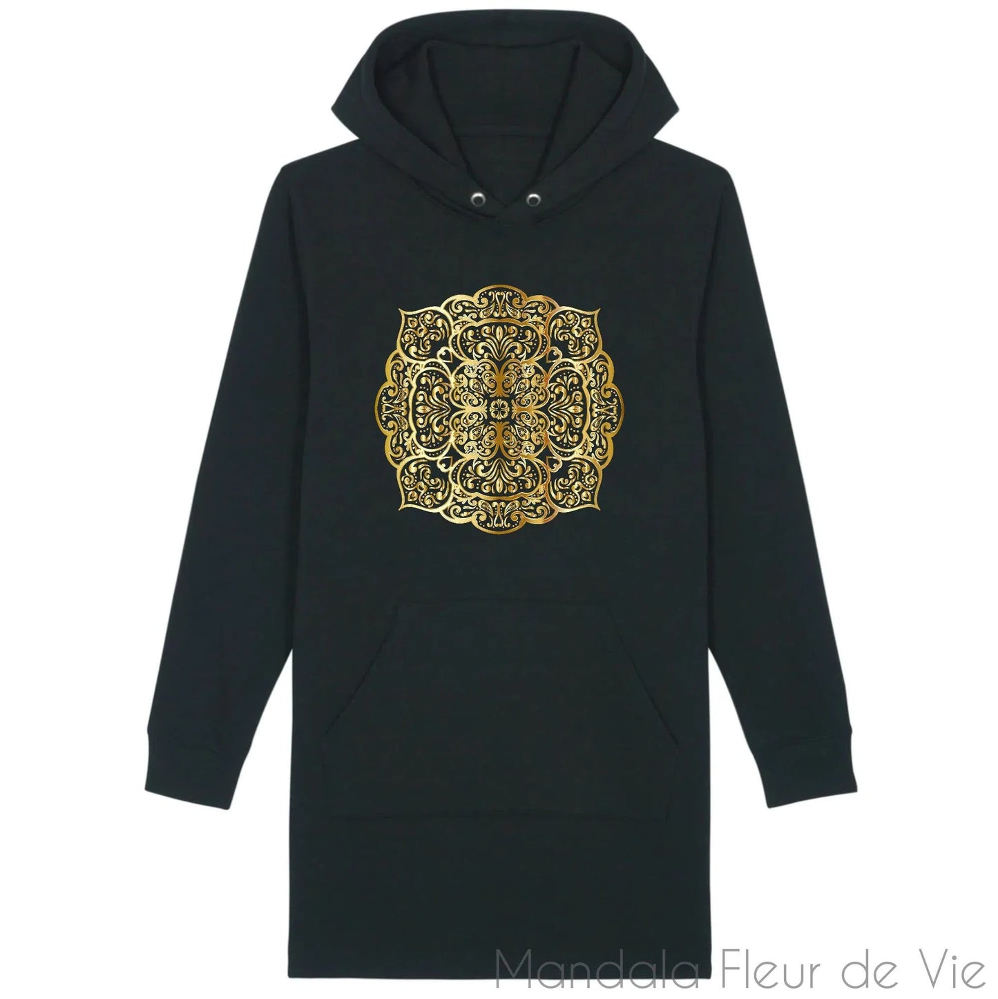 Robe Sweat Mandala Fleur Or