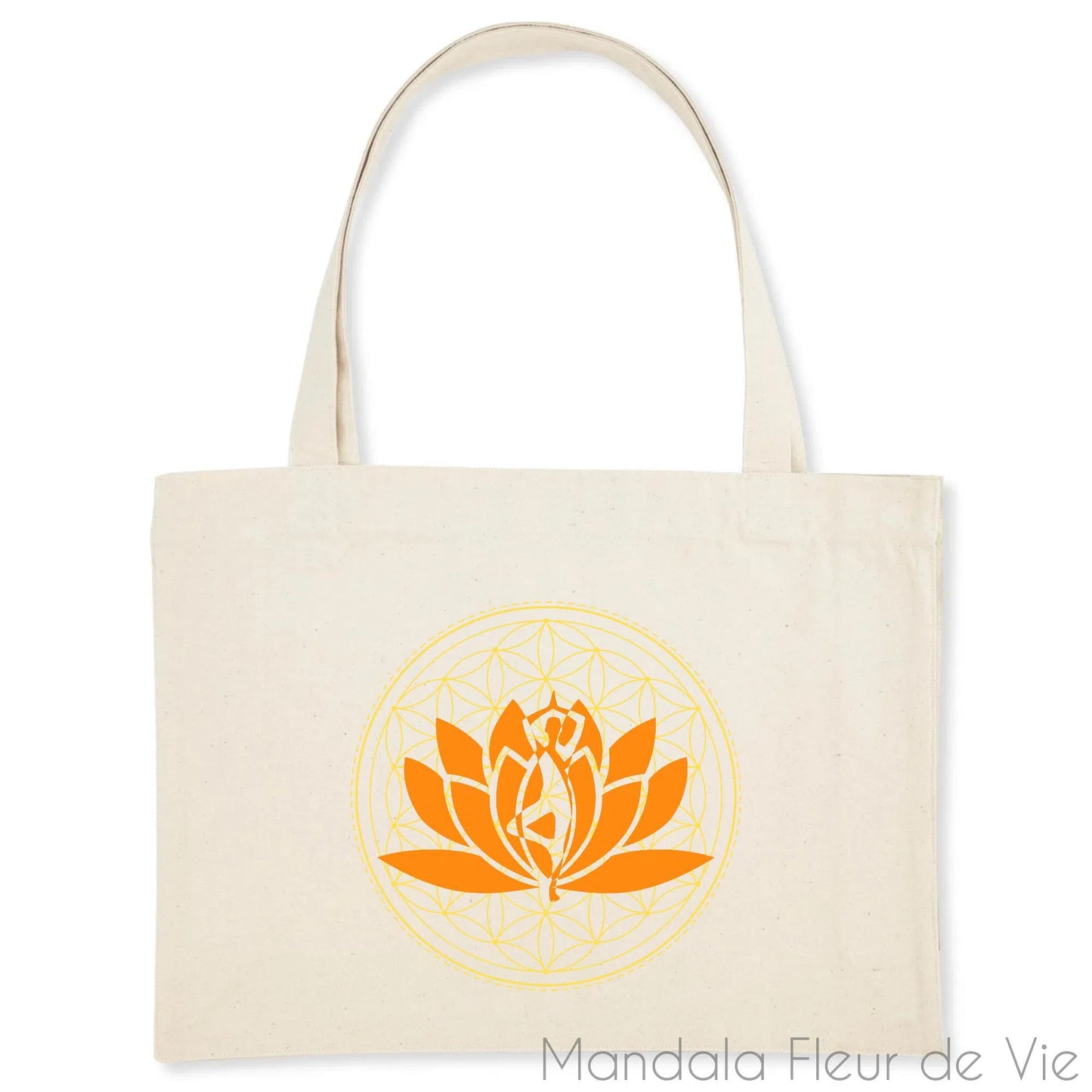 Sac Yoga Fleur de Vie en Coton Bio