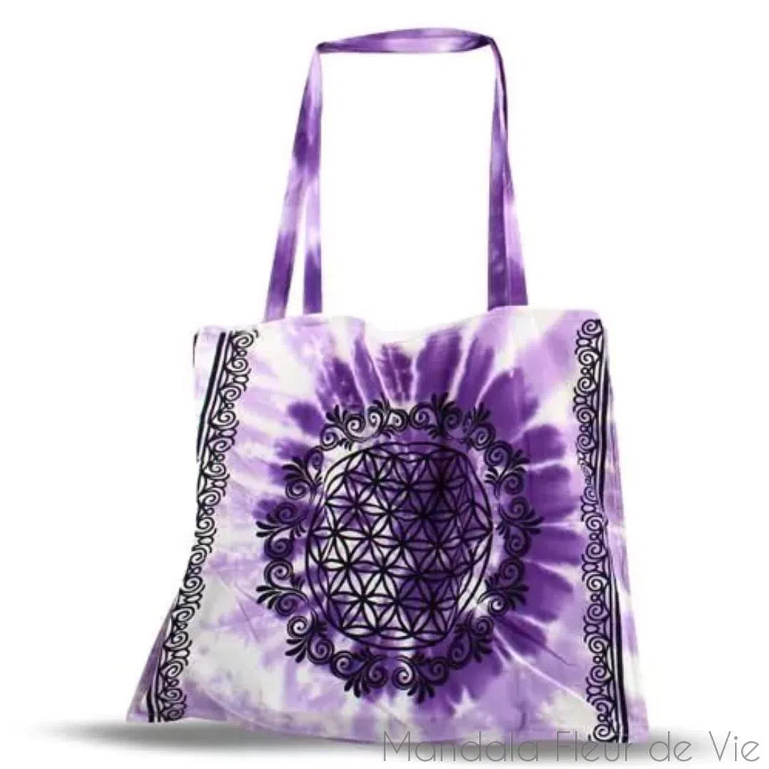 Sac imprimé Fleur de Vie - Mandala Fleur de vie